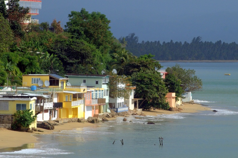 BEACH HOUSES. AGUADA, PUERTO RICO
