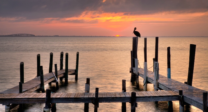 Sundown on Laguna Madre