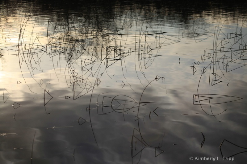 Abstract art on Lake Sammamish