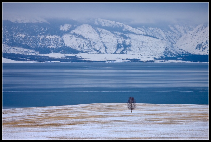 Winter on the Olkhon Island, Baikal Lake