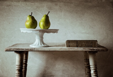 Pears On A Table