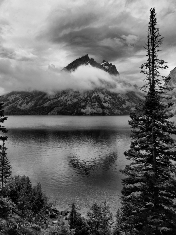 Grand Teton Rain Clouds - ID: 9646509 © Karen Celella