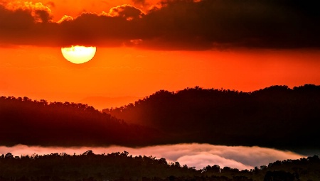 Sunrise over Millaa Millaa