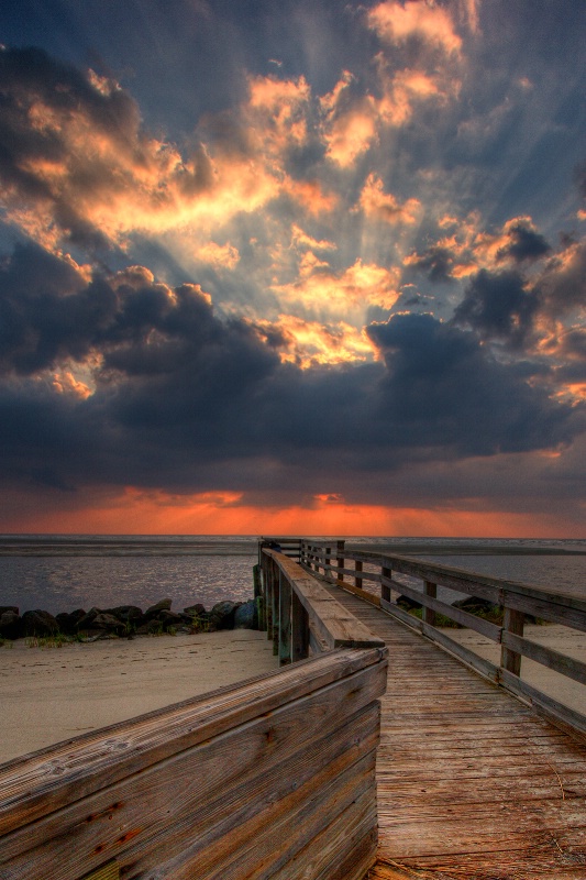 St. Simons Sunrise - ID: 9669649 © Robert A. Burns