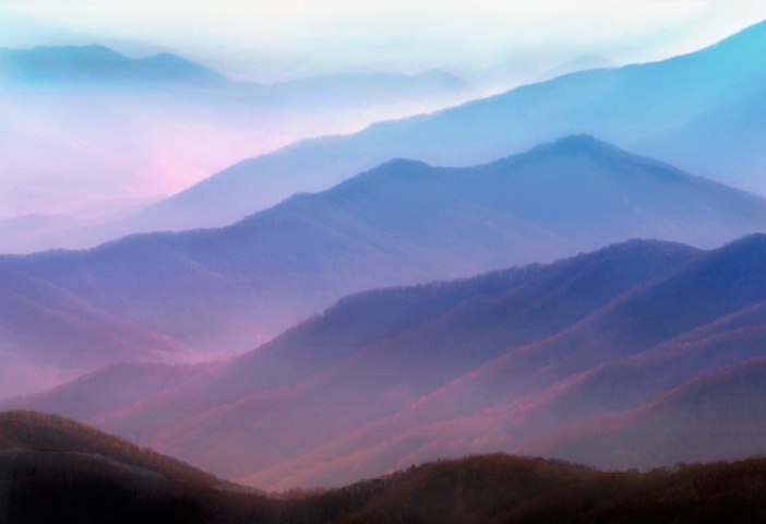 Smoky Mountains Morning Glow  - ID: 9674942 © Donald R. Curry