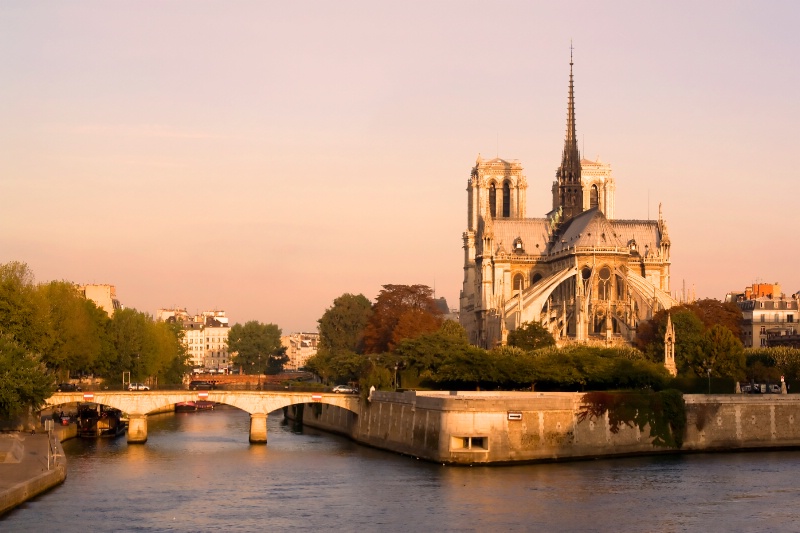 Notre Dame at Sun Rise