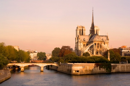 Notre Dame at Sun Rise