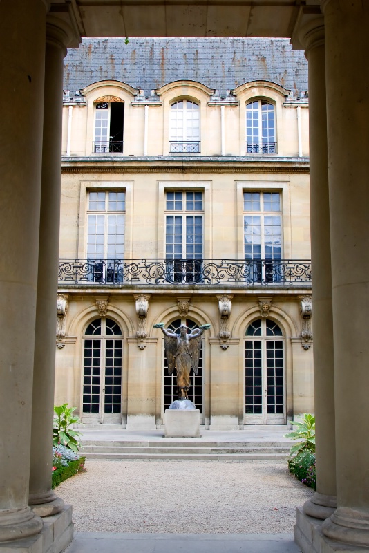 Courtyard of the Musée Carnavalet, Paris, France