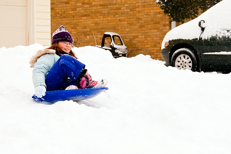 Central Illinois Sledding Hill