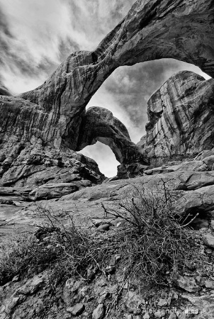 Heavens Through Double Arch