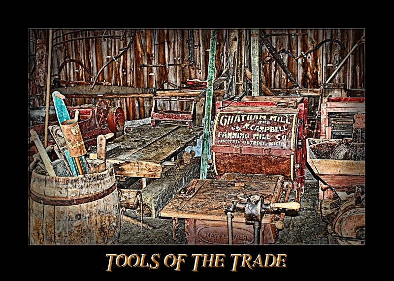 Busy tool shed