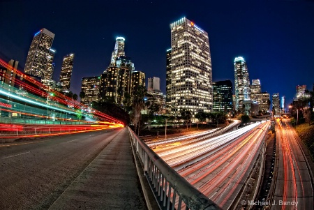 downtown la - fisheye