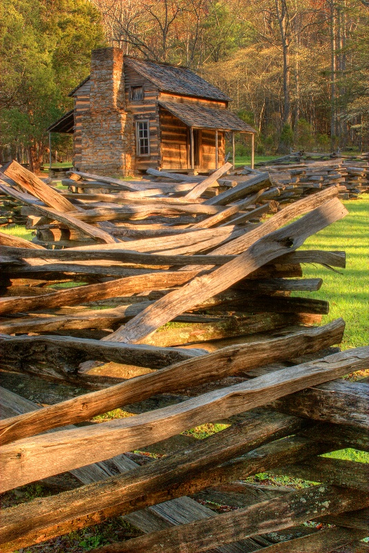 John Oliver Cabin - ID: 9733806 © Robert A. Burns