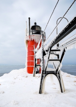 Frozen Lighthouse