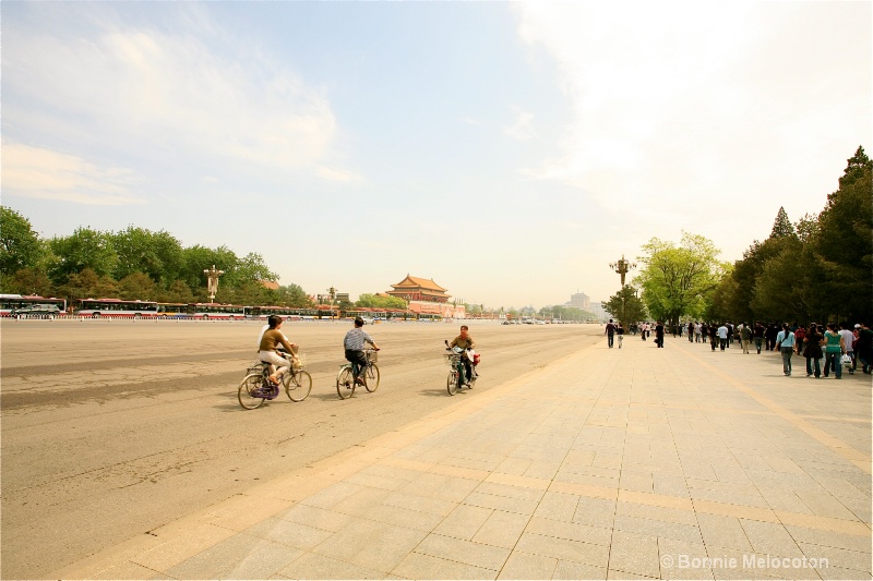 Bikers in Beijing