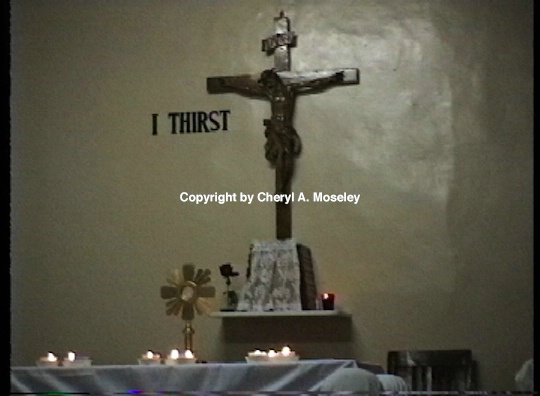 29-07-12 -- cross and candles- - ID: 9750852 © Cheryl  A. Moseley