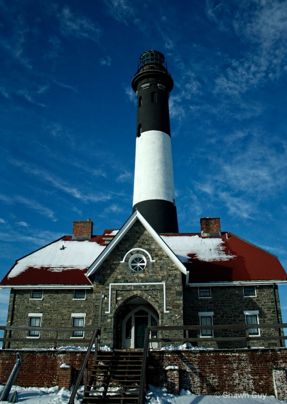 Frosty Fire Island Lighthouse