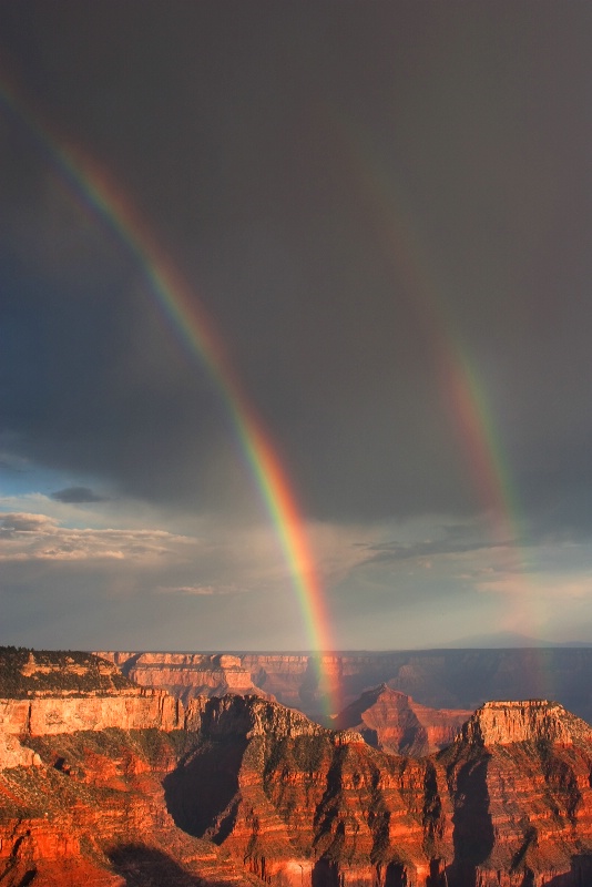 Canyon Rainbow - ID: 9779090 © Robert A. Burns