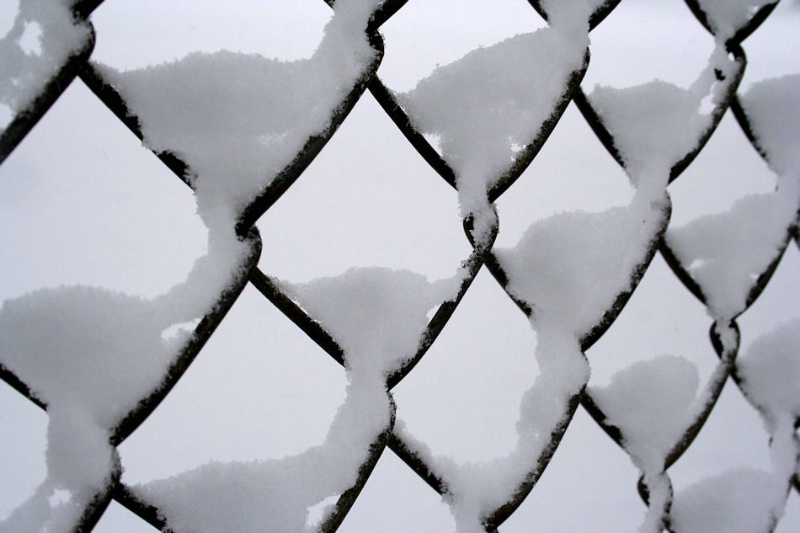 Snow-Link Fence