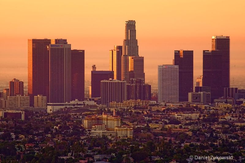 Golden Sunrise, Downtown Los Angeles 