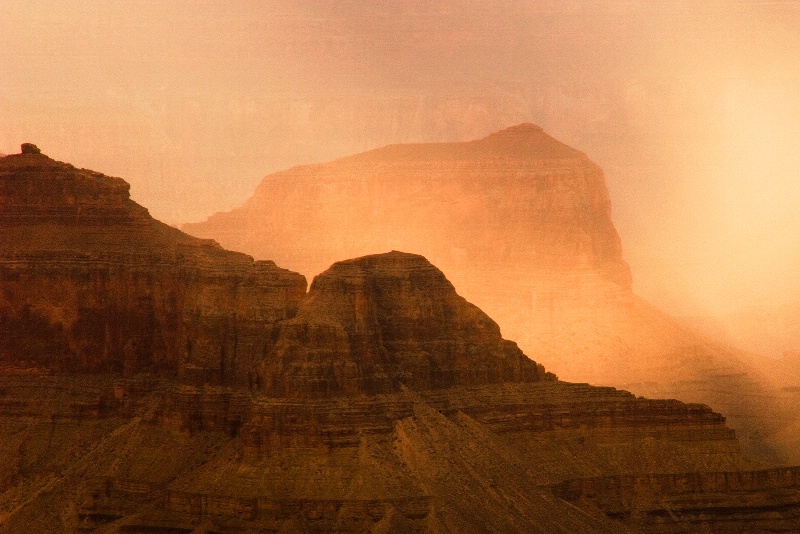 Canyon Mist and Light - ID: 9805011 © Robert A. Burns