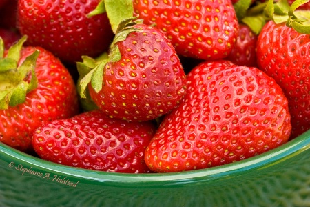 Strawberries . . .YUM!