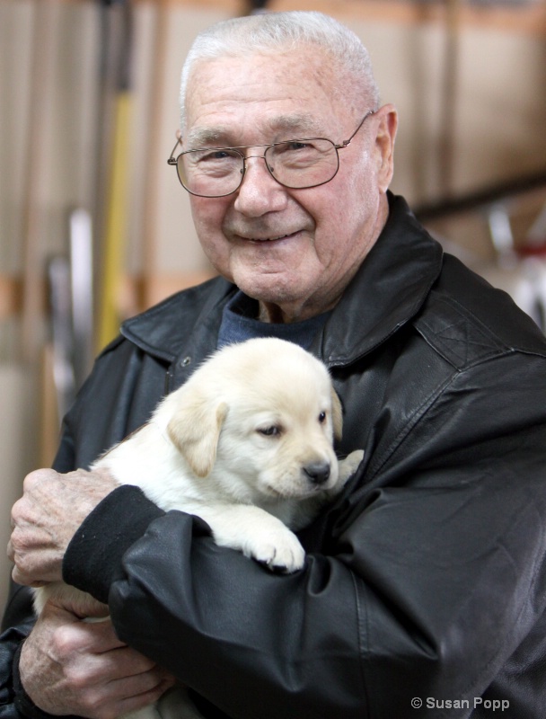 A man and his dog - ID: 9811128 © Susan Popp