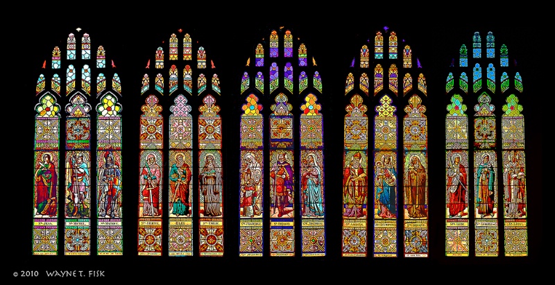 Five Windows at St. Anne's in Detroit