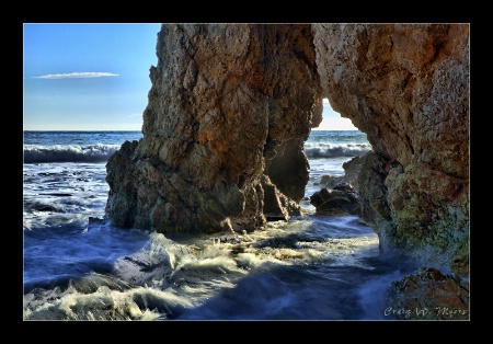 The Photo Contest 2nd Place Winner - El Matador Arch-Rising Tides