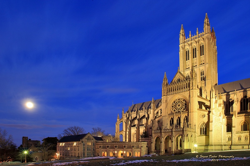 The National Cathedral ~ The Blue Hour