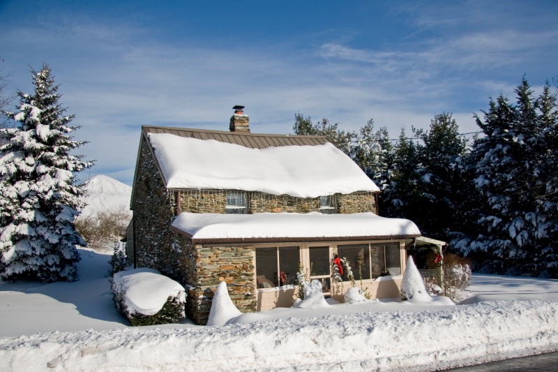 Snow Covered Cottage