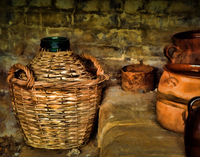 Wicker Jug