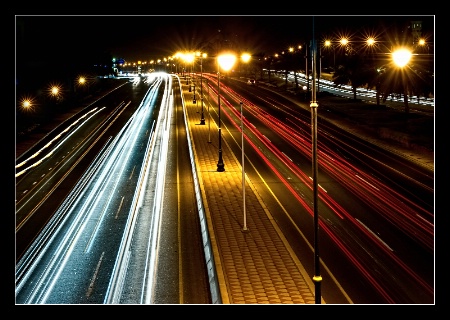 Oman - Muscat Light Trails 