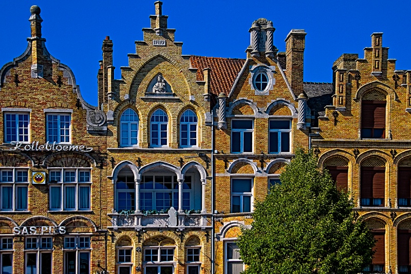 Old houses in the city