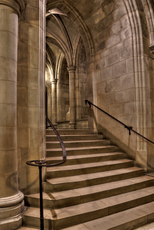 Staircase at National Cathedral
