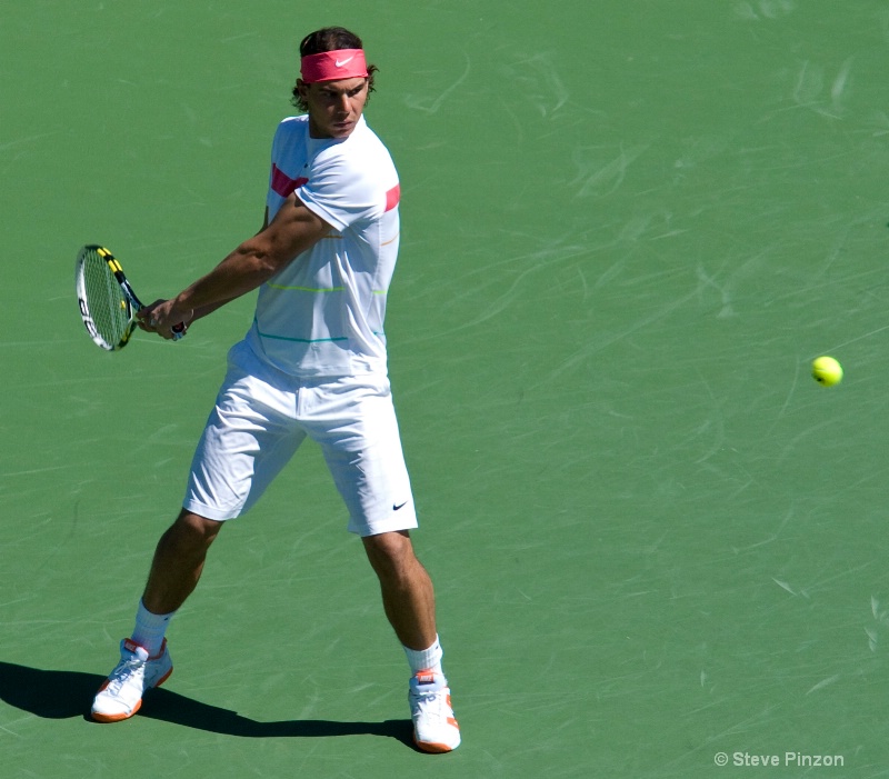 rafael nadal backhand 2 - ID: 9892667 © Steve Pinzon