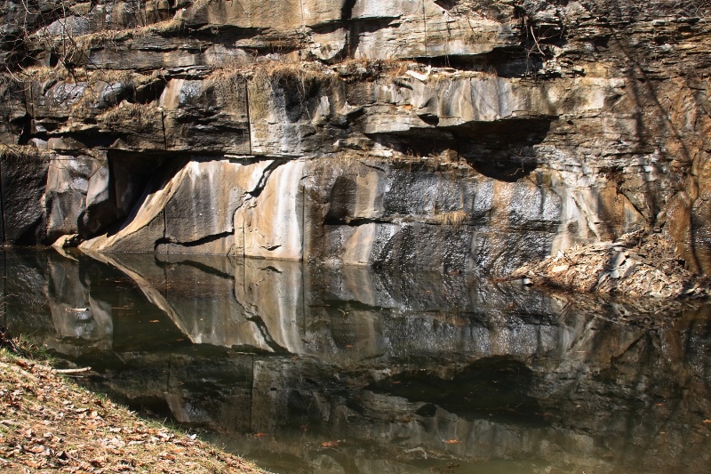Reflection In A Rock Quarry 2