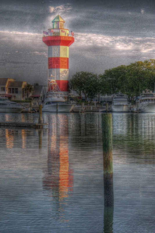 Harbour Town Lighthouse in Morning Light - ID: 9908152 © Robert A. Burns