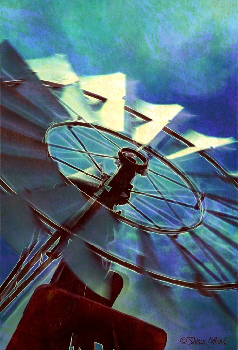 Texas Windmill - ID: 9948098 © Sherry Karr Adkins