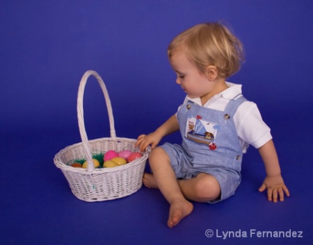 Cutie with Easter Basket