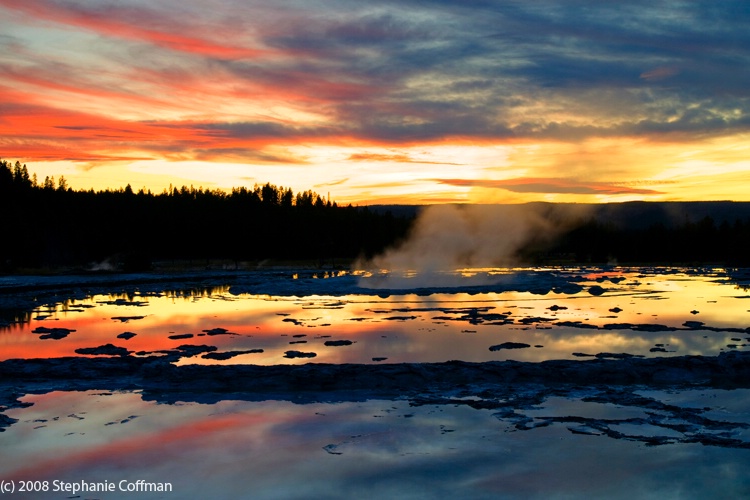 Geothermal Sunset