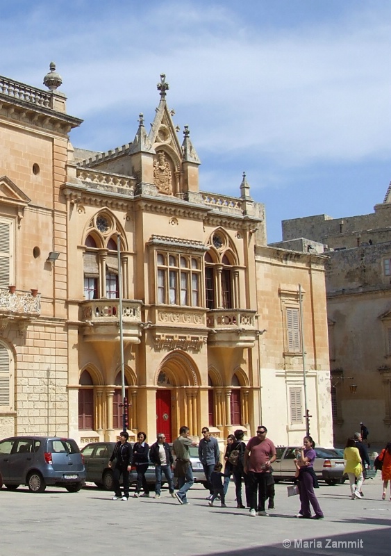 Gothic Architecture in Mdina's Cathedral Squar