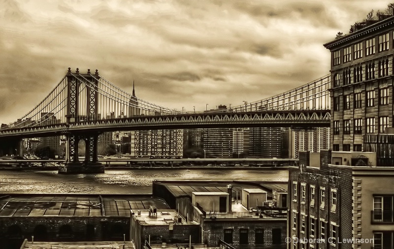 Manhattan Bridge from Brooklyn - ID: 9967608 © Deborah C. Lewinson