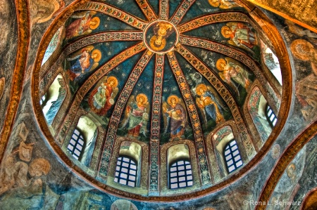 Ceiling Fresco: Kariye Museum, Istanbul