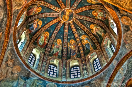 Ceiling Fresco: Kariye Museum, Istanbul