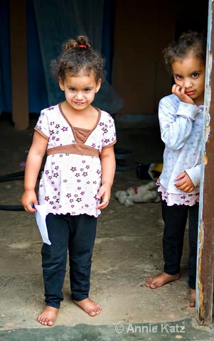 two shy little girls - ID: 9995296 © Annie Katz