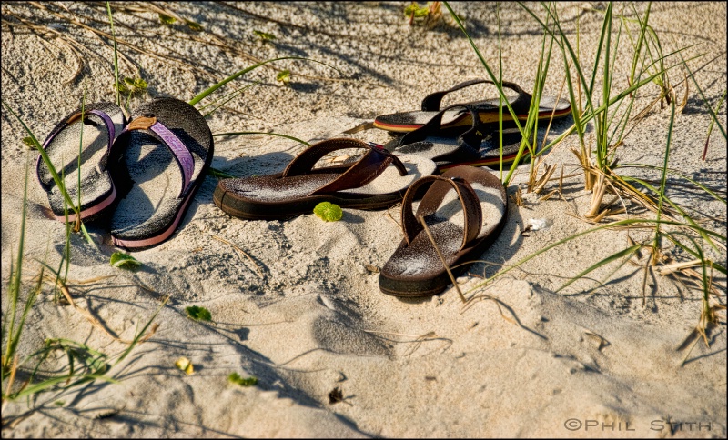 Sandals in the Sand