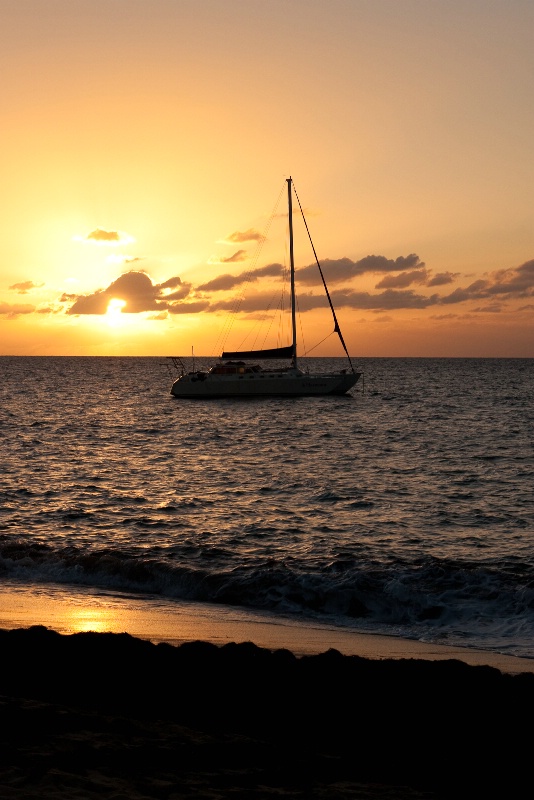 Sunset on St. Maarten