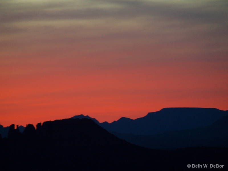 Sunset in Sedona