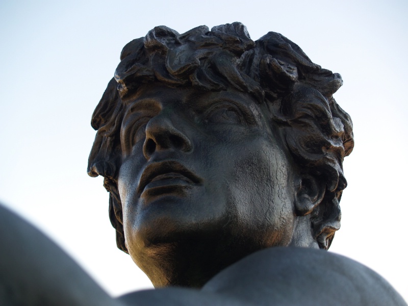 Statue At Eakins Oval Philadelphia